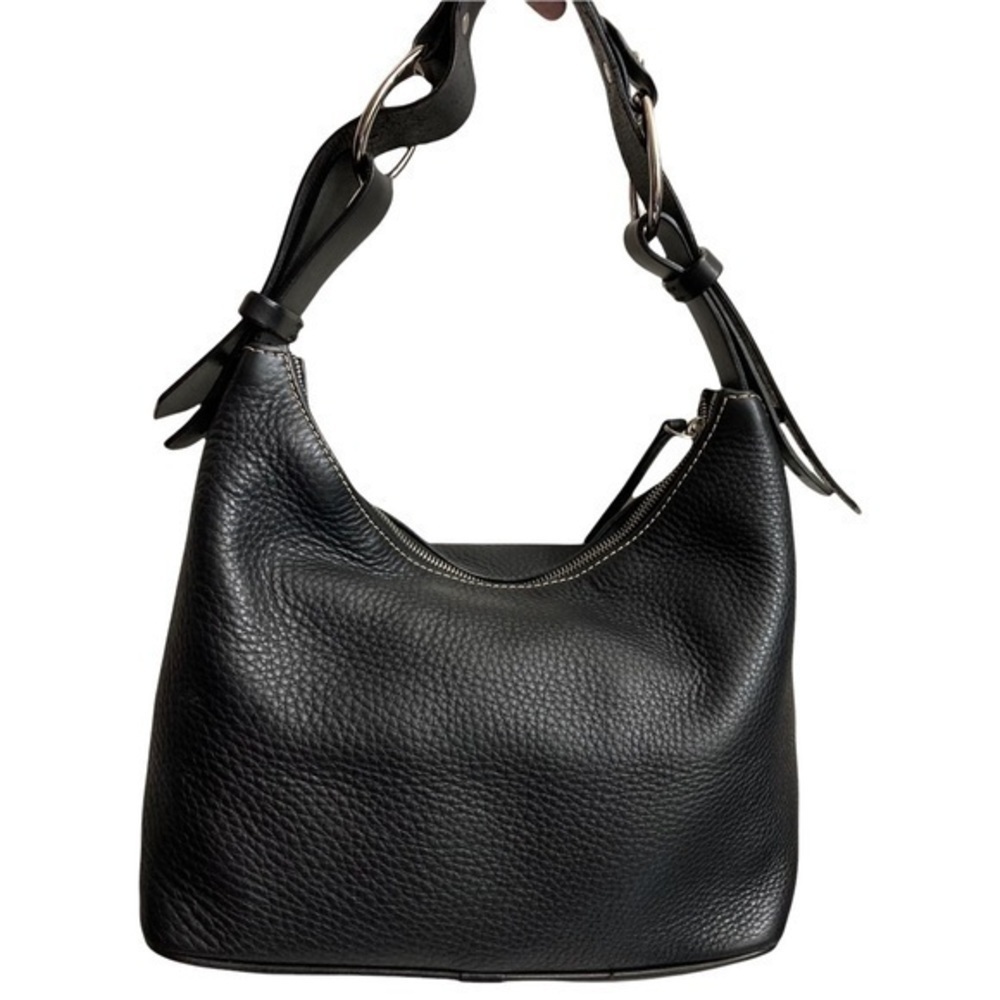 Dooney and Bourke black leather zipper bag - Picture 3 of 15